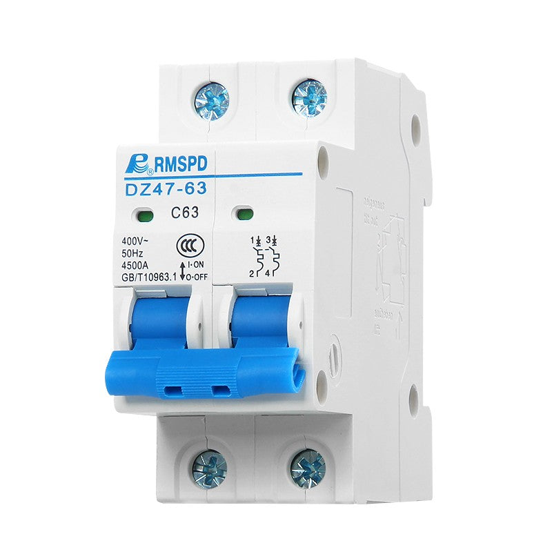 Shanghai People's RMSPD small circuit breaker DZ47 air switch circuit breaker 220V 32A 2P