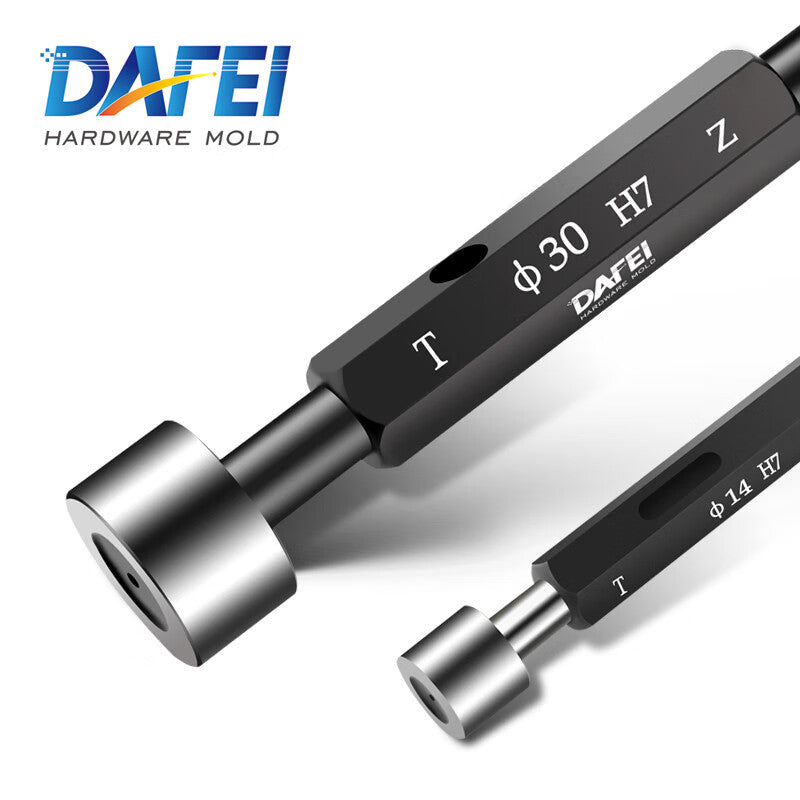 DAFEI Smooth Plug Gauge Inspection Tool, Double-Head Smooth Plug Gauge, High-Precision Hole Diameter Plug Gauge, Inner Hole Plug Gauge, Inner Hole Measuring Gauge—10mm H7