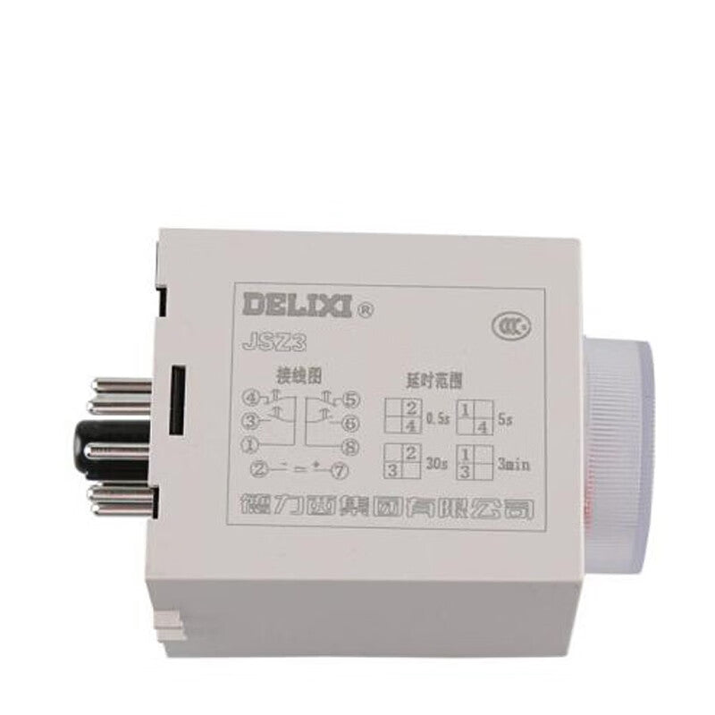 DELIXI ELECTRIC electronic time relay JSZ3A-A 0.5S/5S/30S/3M AC48V/piece
