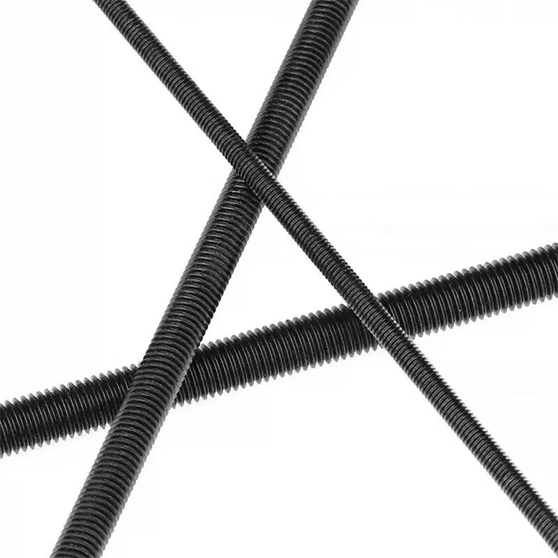 Steel Kirin Products High-Strength Screw, Grade 8.8 Carbon Steel Blackened Full-Thread Through-Thread Screw, Unit: Piece, M16*1 meter