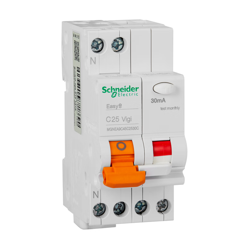 Schneider Electric 1P+N C16A/30mA Circuit Breaker EA9C45