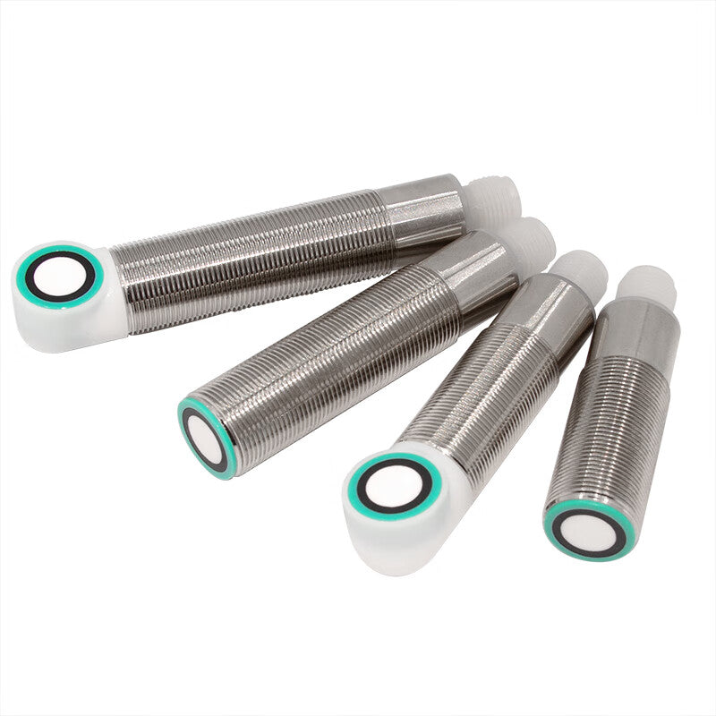 USAMR ultrasonic ranging liquid level sensor with analog and digital inputs, NPN/PNP high-precision material level detection.