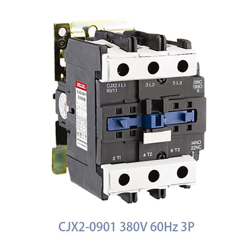 Delixi customized AC contactor CJX2-0901 380V 60Hz 3P delivery period 15 days, customized models are not returnable