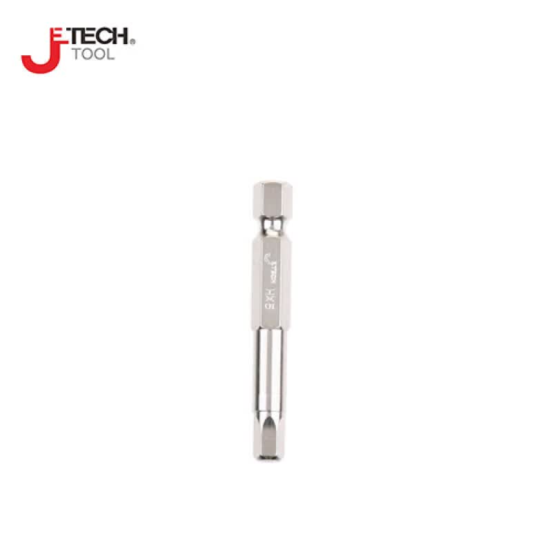 Jetech HX1.5-50 single-head hexagonal screwdriver head, 50mm long, 6.35mm diameter.