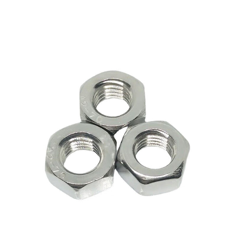 SteelKirin Products 304/316 Stainless Steel Hex Nuts 6170 Stainless Steel Hex Nuts M6 (304) One Price 48 Hours