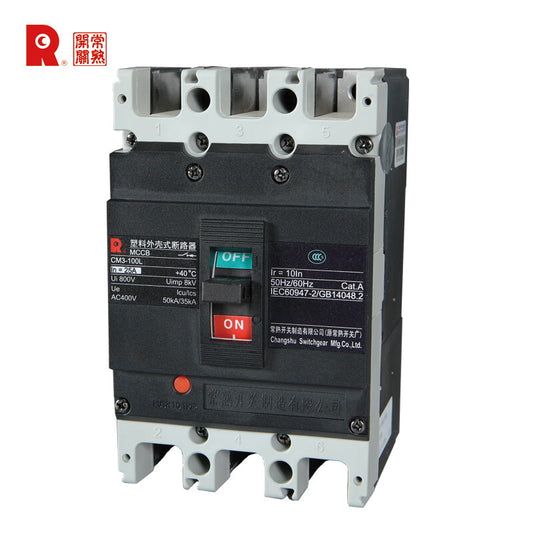 Changshu CM3-100C Molded Case Circuit Breaker 63A Specification