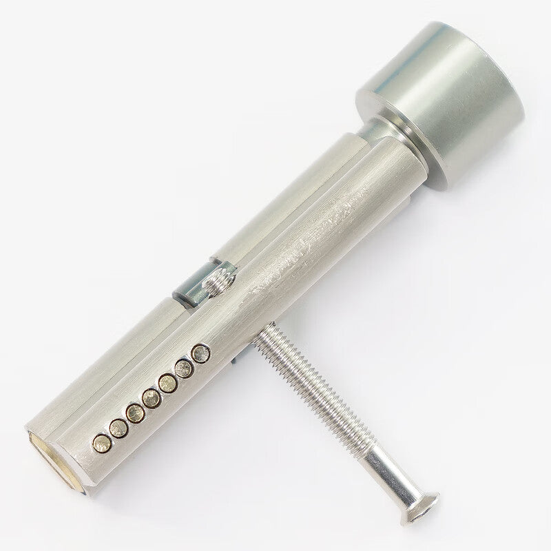 Haisik [Beijing Warehouse Delivery] Interior Door Lock Cylinder, Bedroom Door Lock Cylinder, Wooden Door Handle Lock Cylinder, Brass Key, Silver HKsq-164