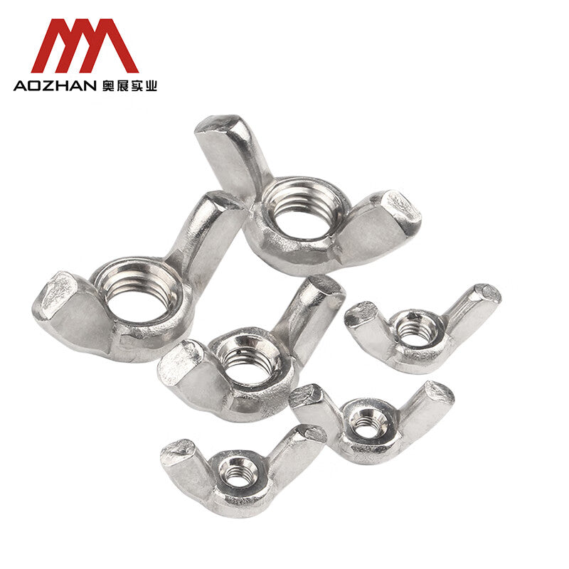 AOZHAN Disc Nuts DIN315 Stainless Steel 304 GPH M5 (1300 pieces/box)