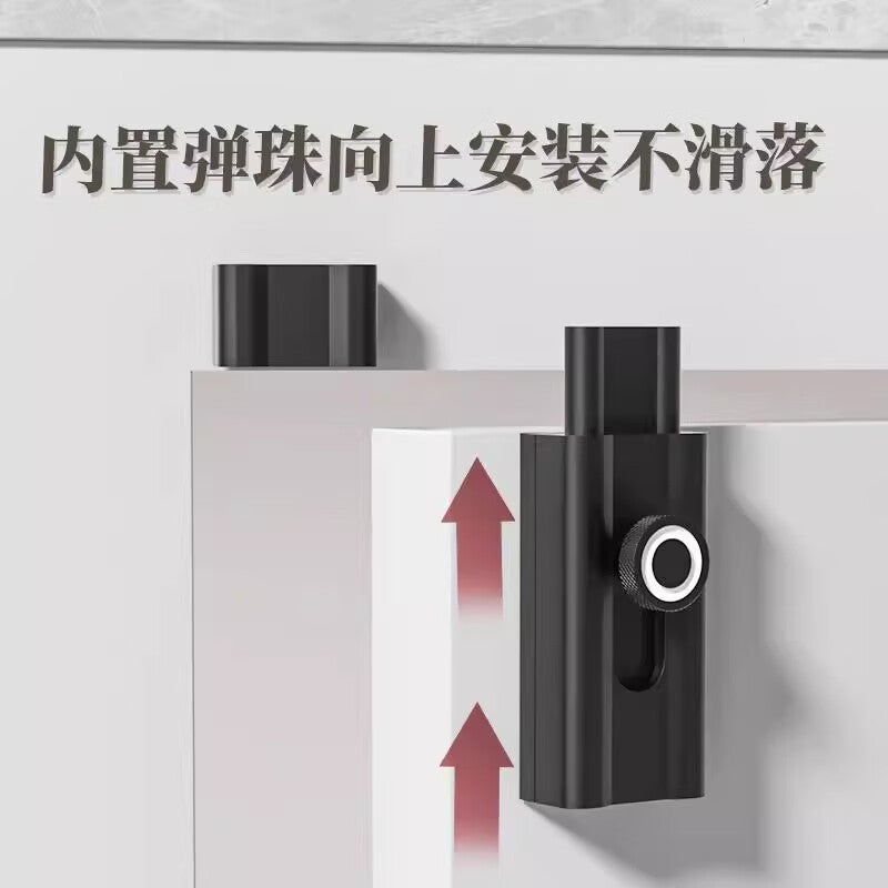 Chuke bolt, no-drill, simple door lock, door latch, door and window deadbolt.
