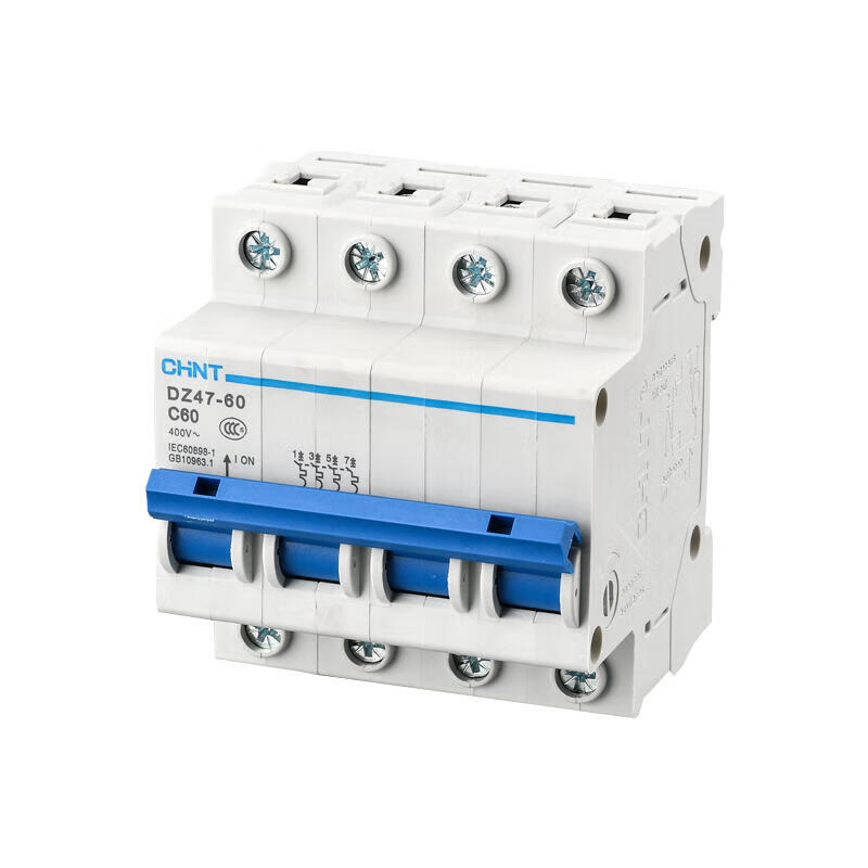 Chint miniature circuit breaker; DZ47-60 4P D10