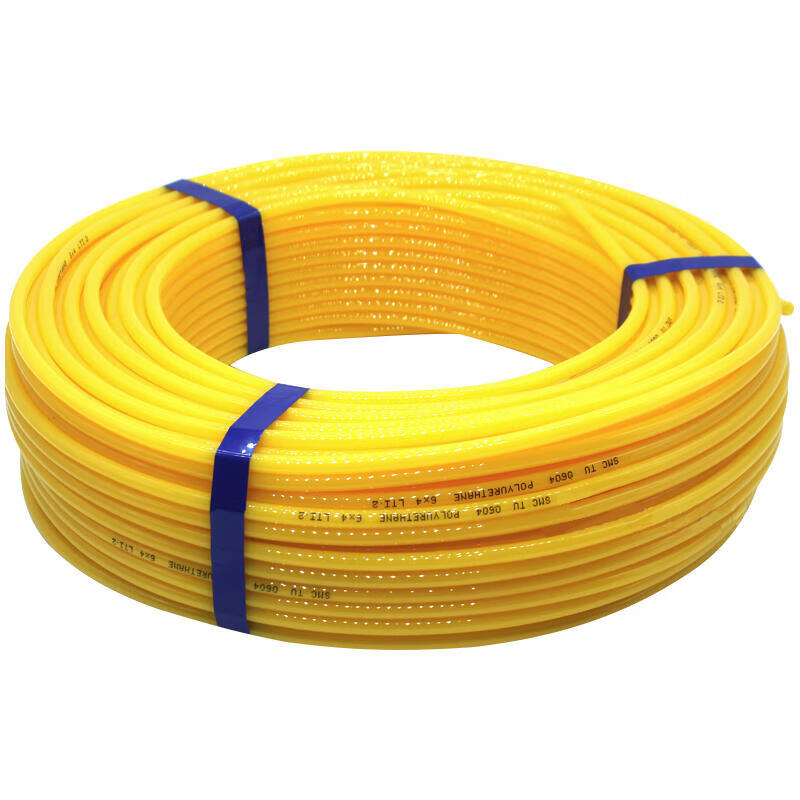 SMC TU0805Y-100 Polyurethane Tube, Yellow, 100m Roll