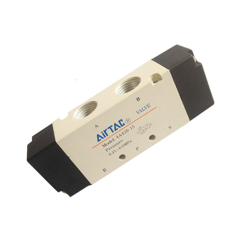 AirTAC 2-position 5-way dual air control valve; 4A42015