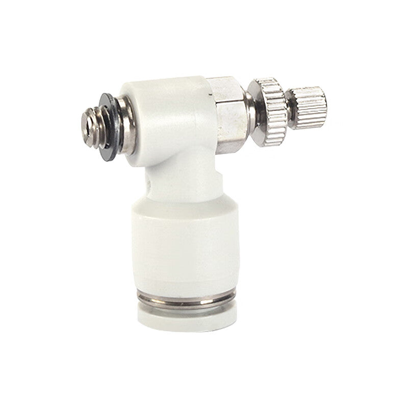 AirTAC L-type throttle valve [thread M5, pipe φ6mm], intake throttle; PSL6M5B