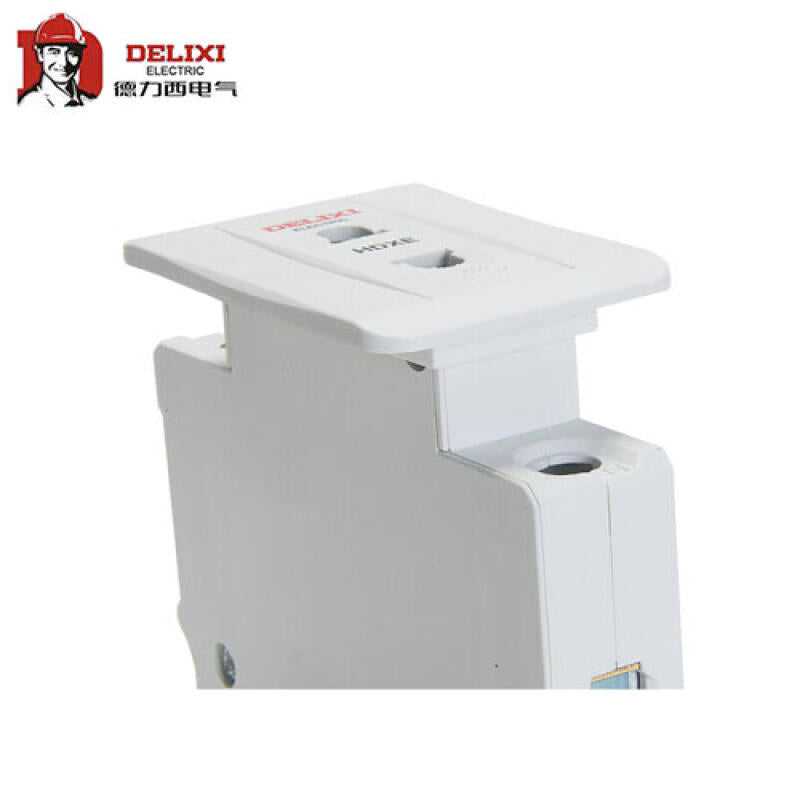 Delixi Electric HDXE rail socket; HDXE socket two plugs 10A