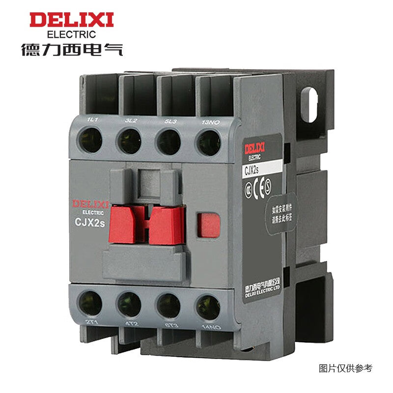 Delixi CJX2s AC contactor 50Hz control coil voltage 36VAC rated current 18A auxiliary contact 1NC CJX2S1801C