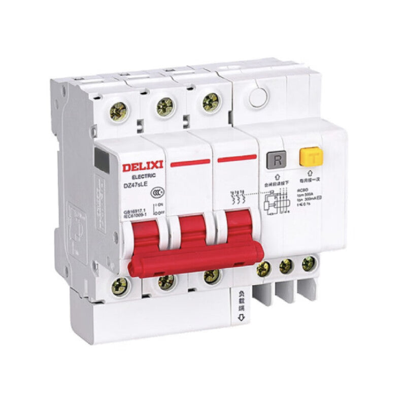 DELIXI DZ47sLE 4P 10A Leakage Protection Circuit Breaker