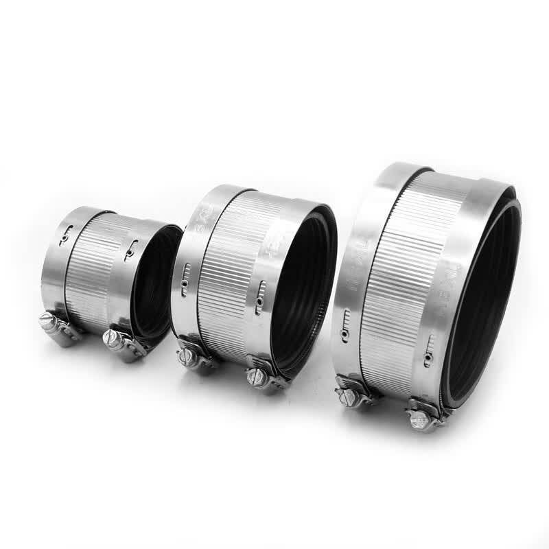 Bingyu Stainless Steel Pipe Bundles, PVC Pipe Drainage Pipe Clamps, Flexible Cast Iron Pipe Clamps, All-Steel 3-inch (DN75) BYly-291