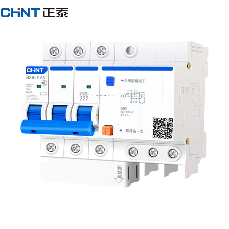 Chint NXBLE-32 3P 32A Leakage Protector Circuit Breaker