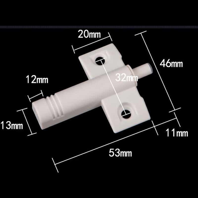 Jingu Lao Furniture Dampers, Cabinet Door Dampers, Anti-collision Buffers, Furniture Door Silencers, White (10 pieces) KZS-1135