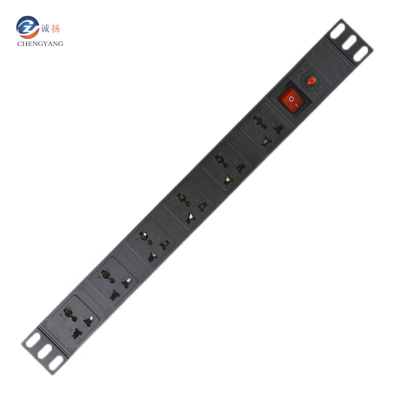 Chengyang network cabinet wall cabinet switch cabinet weak current monitoring small cabinet 6-bit 10A dedicated PDU power supply