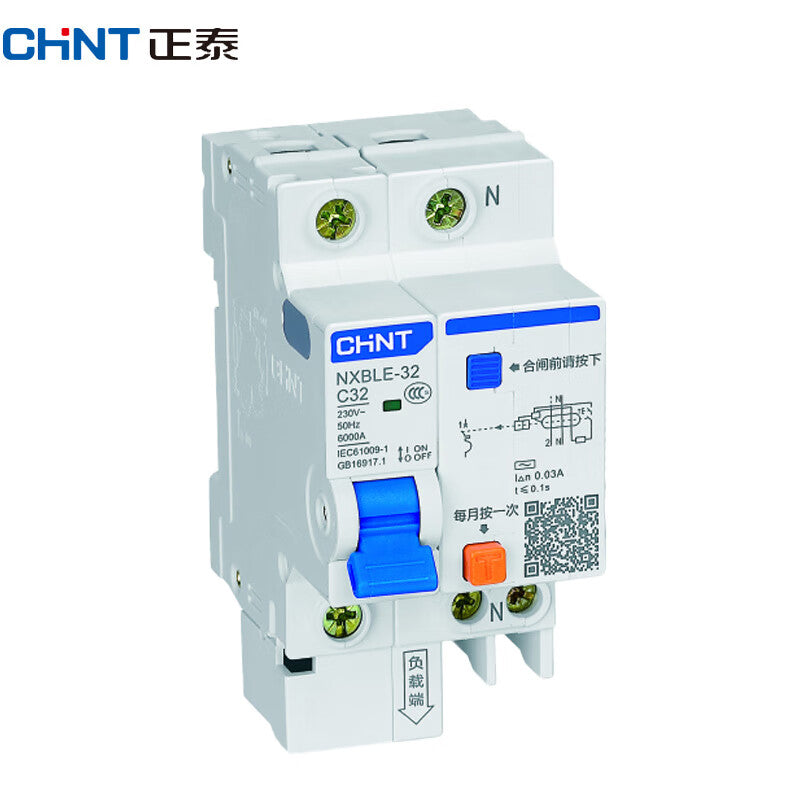 Chint NXBLE-63 1P+N 40A Residual Current Circuit Breaker