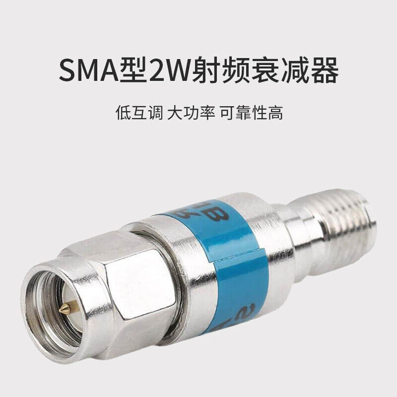 Fengyingzi SMA Fixed Attenuator 2W DC-6GHz 1dB RF Coaxial Attenuator Male to Female FYZ-SMA1dB