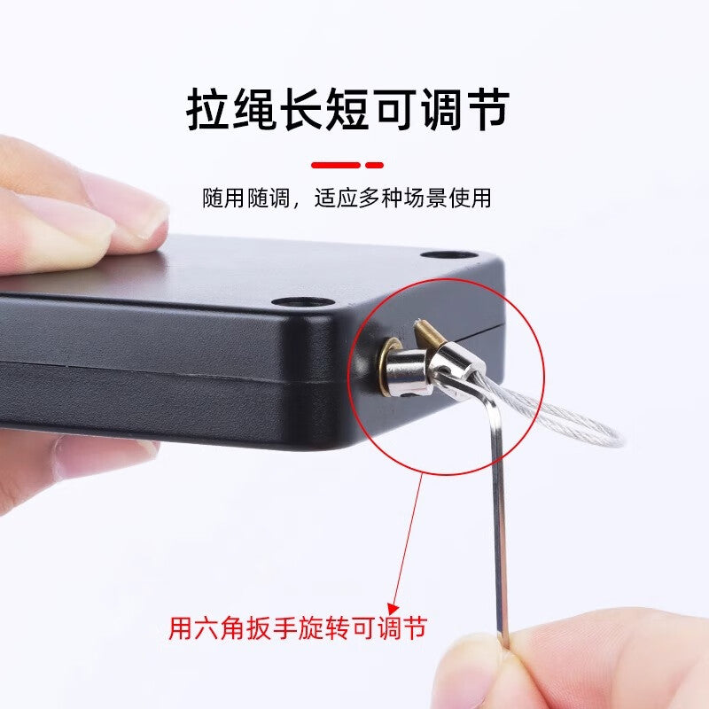 Pango Precision No-Drill Sliding Glass Door Automatic Rebound Closing Device, White, 1200g Pull Force