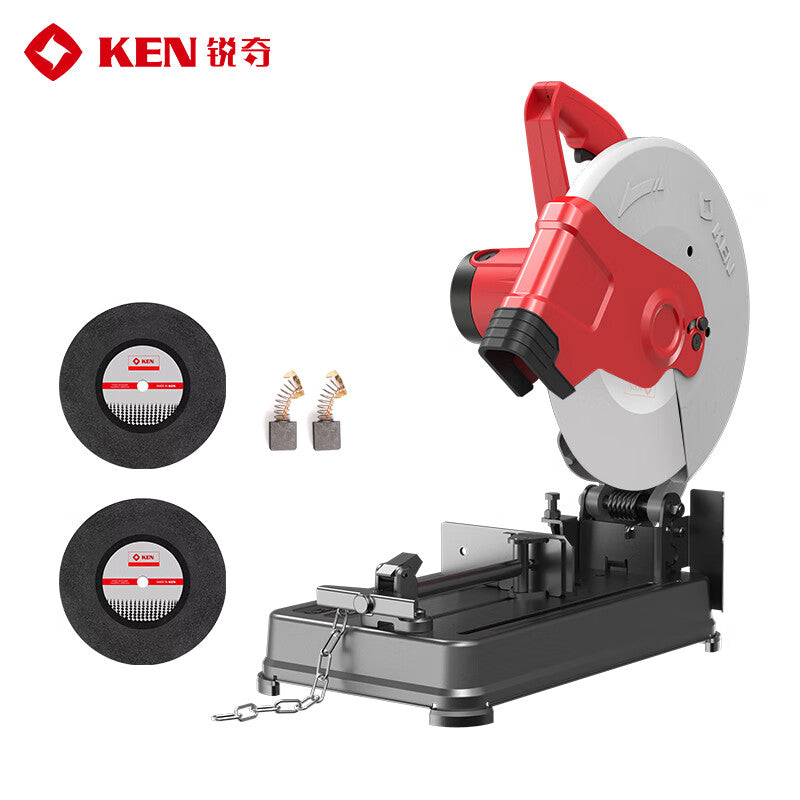 Ruichi Profile Cutting Machine 2300W High Power 355 Industrial Steel Cutting Machine 7614NX Abrasive Wheel Two-Piece Set