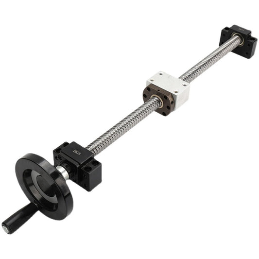VIRUIJIA Hand-cranked Adjustable Ball Screw Slide Kit for Vertical 3D Printers - Lifting Nut Set (Complete Set, 1605*500mm, Total Length as shown in the picture) - Includes handwheel.