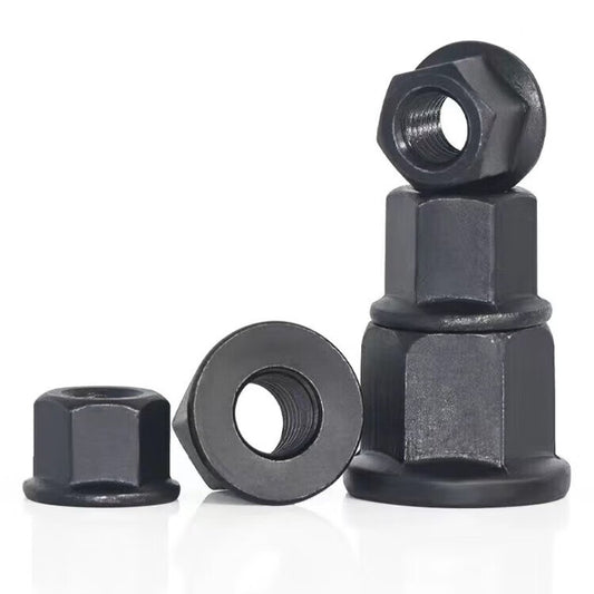 Iron Thread Flange with Washer Nut, Hexagonal Thick Nut, M20 Die Plate Nut
