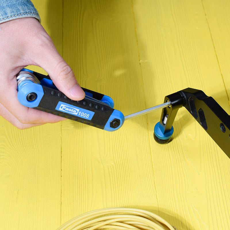 Paola Hexagonal Wrench Tool Set 8-Piece Folding Metric Wrench Set