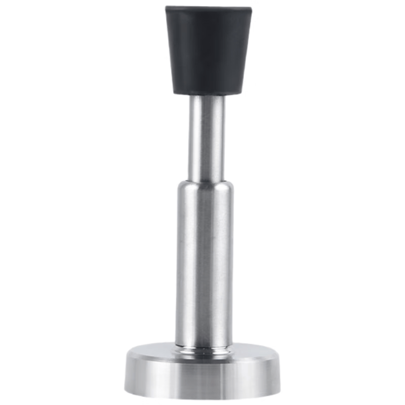 Seven Stars Door Stop, Drill-Free Hydraulic Buffer Door, Entrance Door, Door Stop Top Anti-Collision Blocker, 120mm Brushed Stainless Steel