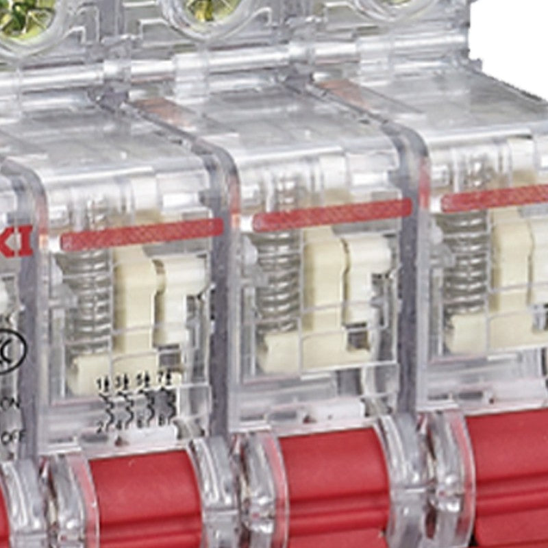 DELIXI DZ47TR Transparent MCB 4P 63A Circuit Breaker Switch