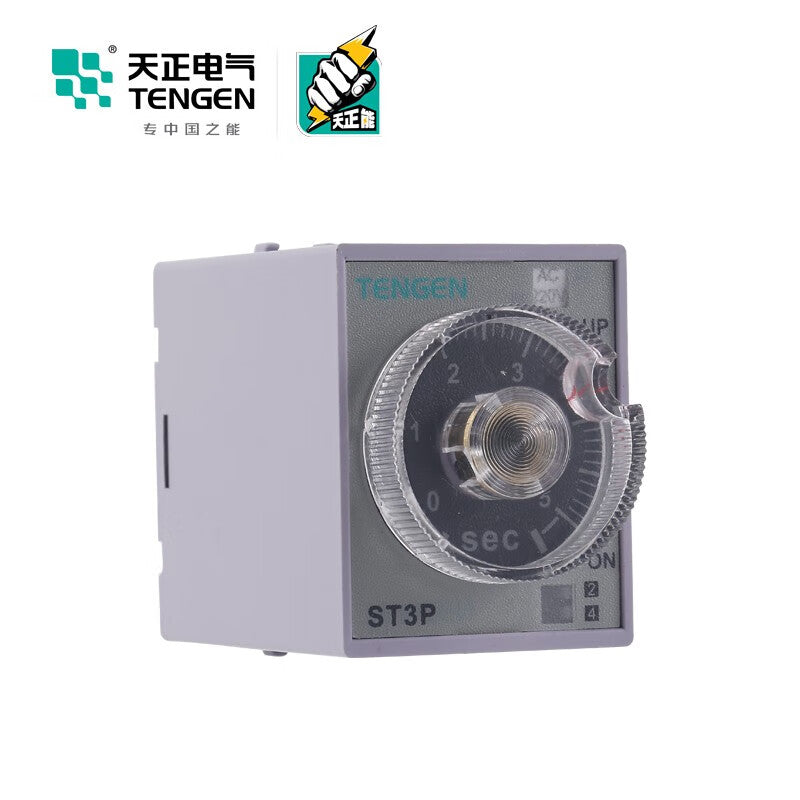 Tianzheng Electric TENGEN ST3PA-B DC24V rail-mounted time relay 03040160020