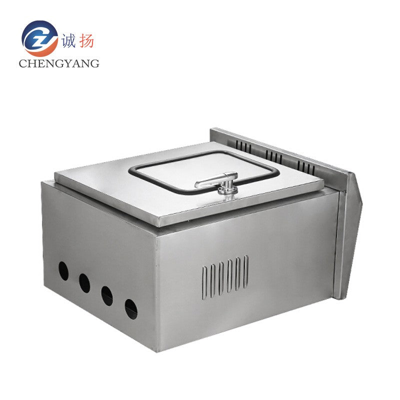 Chengyang CY-PDX-2 outdoor stainless steel distribution box double door rainproof box surface mounted monitoring wiring box 700*800*250 (customized)