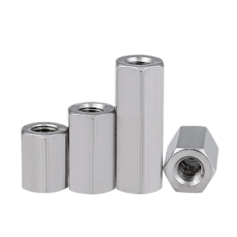 Bairuit 304 Stainless Steel Double-Pass Hexagonal Post Nut Support Isolation Post Chassis Motherboard Wiring Stud Double-Ended Nut Post M4*80 [2 Pieces]