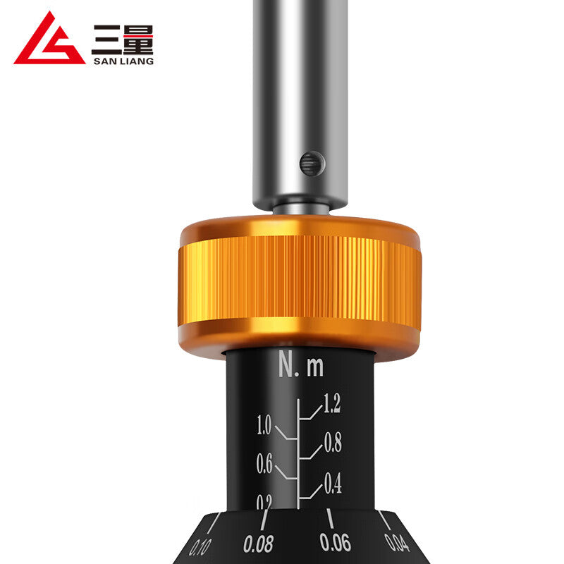 Three-position preset adjustable torque screwdriver, torque meter screwdriver, torque wrench, screwdriver bit JDSGQ-6 upgraded model, measuring range: 1.0-6.0 N.m