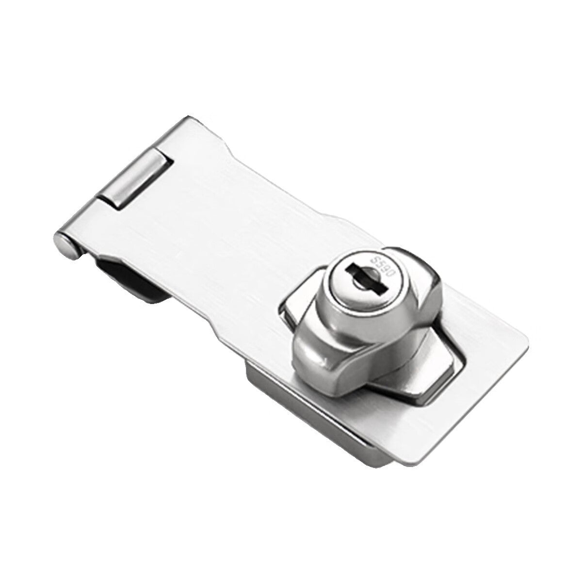 Chuco latch lock, no-drill refrigerator lock, wooden door, iron door, gate bolt, door latch, drawer, wardrobe lock, cabinet lock