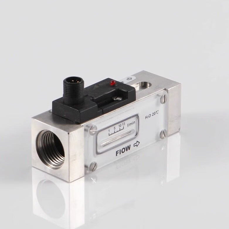 USAMR flow switch, piston type, mechanical, stainless steel, alumina, water flow switch, water/oil liquid sensor controller.