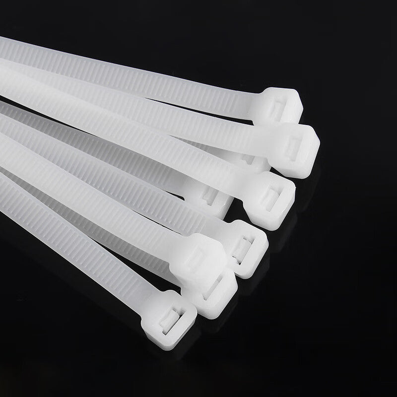 Deqi Self-Locking Nylon Cable Ties, Multi-functional Cable Ties, Wire Binding Ties, Cable Management Ties, Multi-purpose Cable Ties, 4*250mm wide, 3.6mm/250 ties