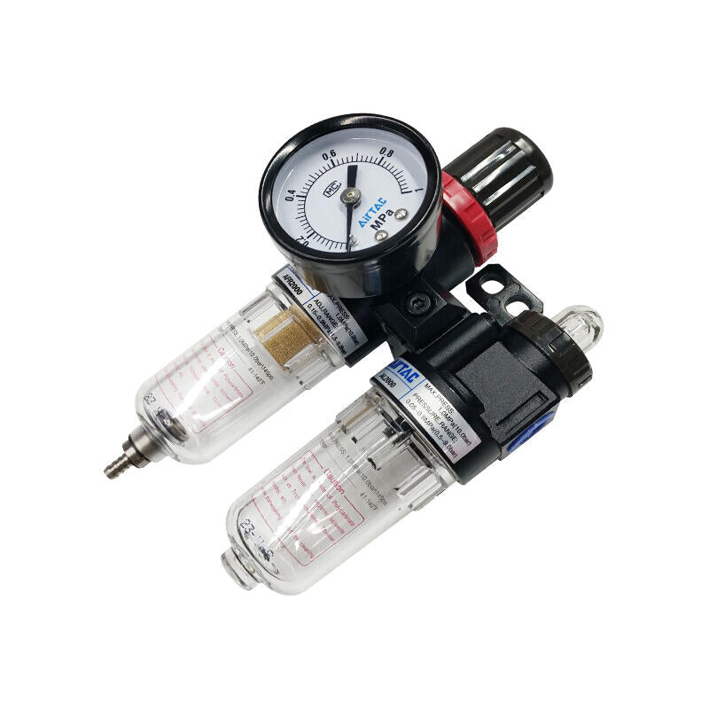 AirTAC air source processing unit, two-piece (attached table, with bracket); AFC1500M1W