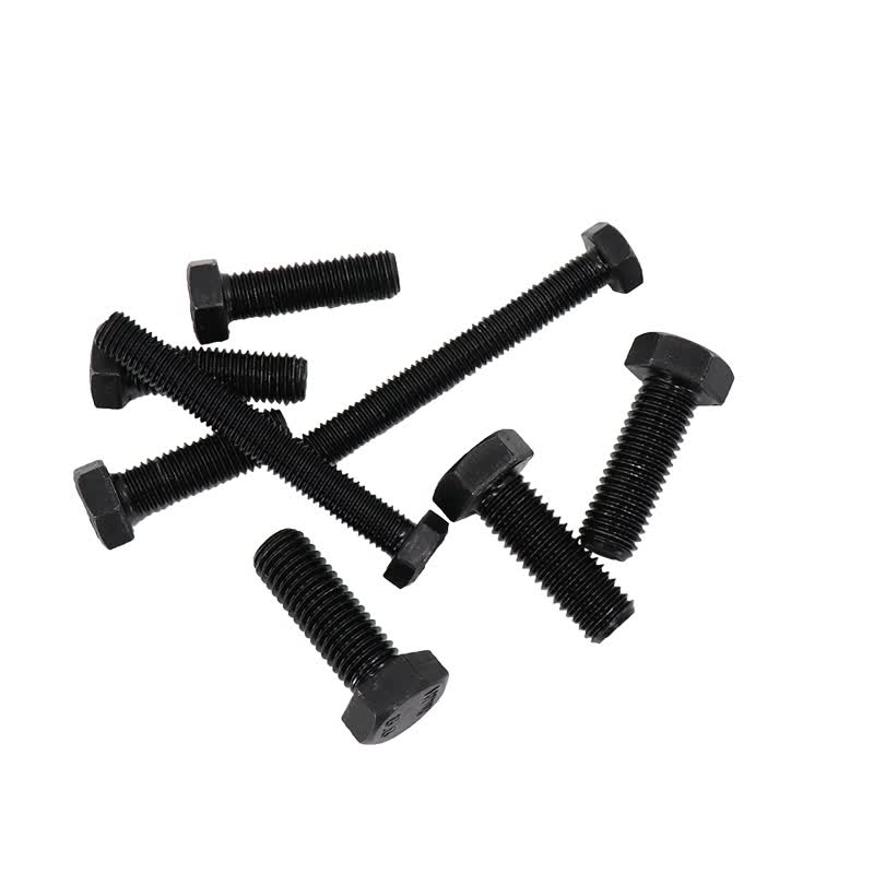Bingyu BY-505 Grade 8.8 High Strength Hex Bolts, Black High Strength Hex Bolts M12*35 (50 pieces/pack)