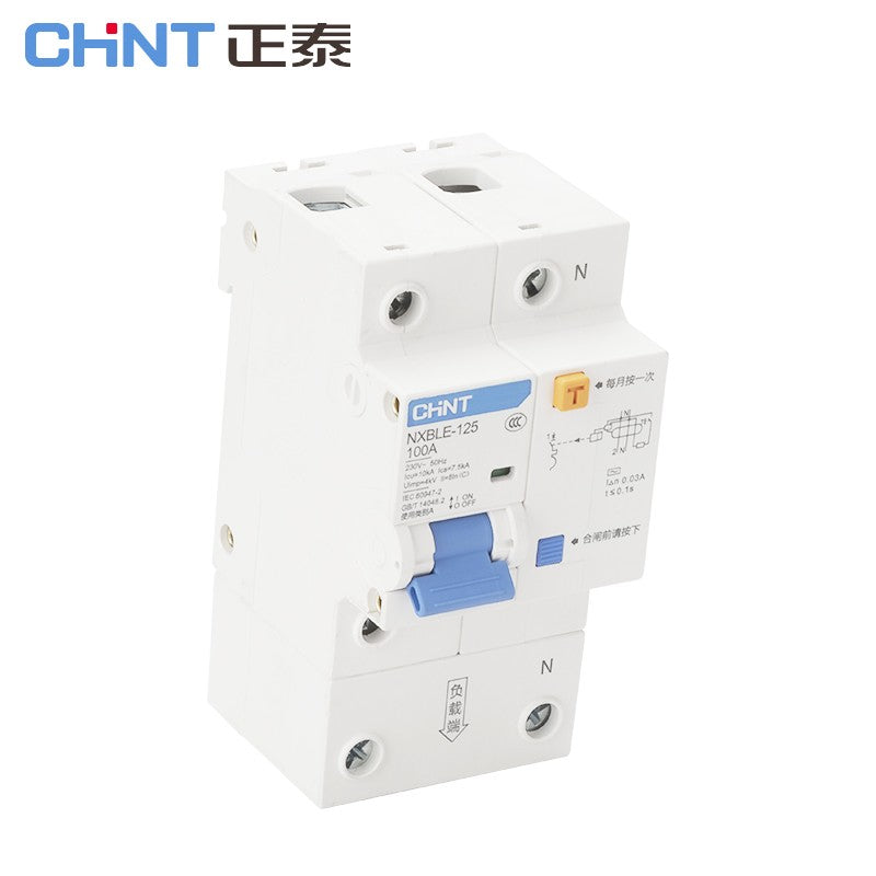 Chint NXBLE-125-1P+N-C125-30mA Circuit Breaker