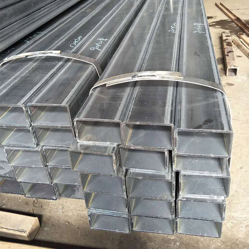 Qiaolu galvanized square tube, Q235 galvanized rectangular tube, 6m/piece, 60*100*3.0mm, price per piece.