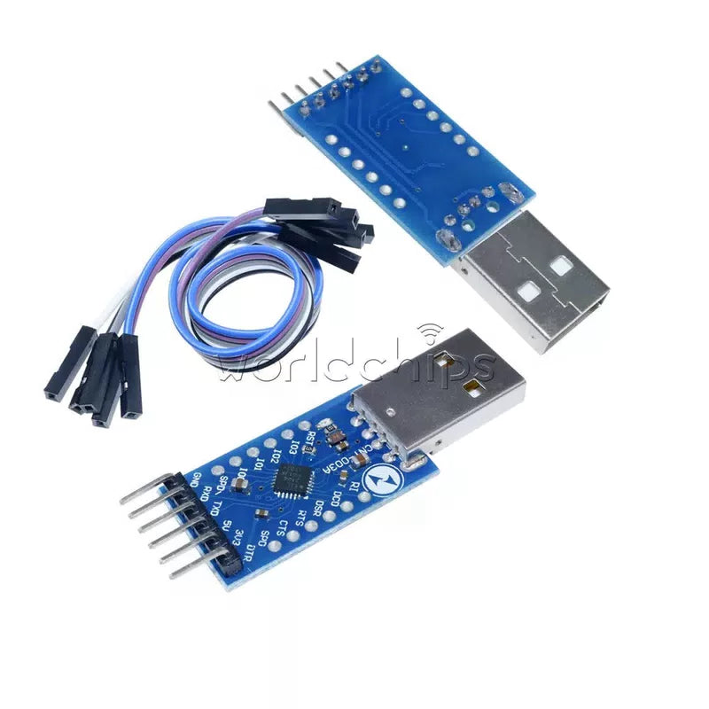 5PCS CP2104 USB UART6PIN module serial converter STC PRGMR replace CP21022.0 TTL [2]