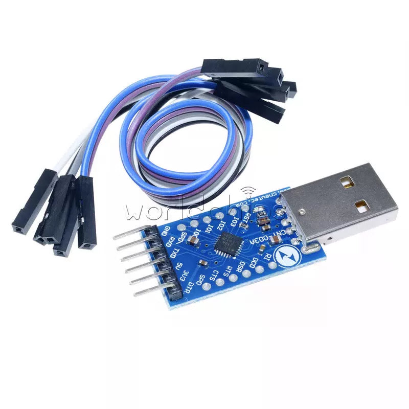 5PCS CP2104 USB UART6PIN module serial converter STC PRGMR replace CP21022.0 TTL [8]