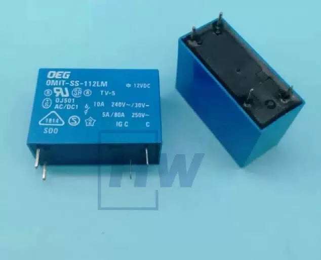 5Pcs DEG Relay OMIT-SS-112LM 12VDC 4 Pin Position [1]