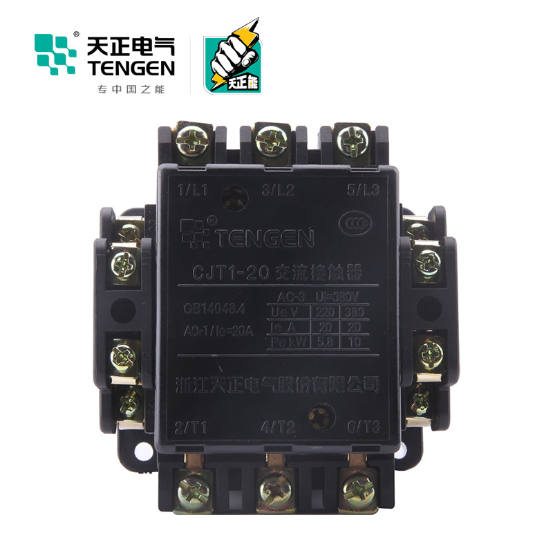 Tianzheng Electric CJT1-20A 3P 380V AC Contactor