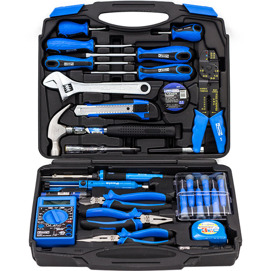 Paola 30-Piece Tool Box - Advanced Telecommunications Set - Electrician Maintenance Kit (Model: 8058)