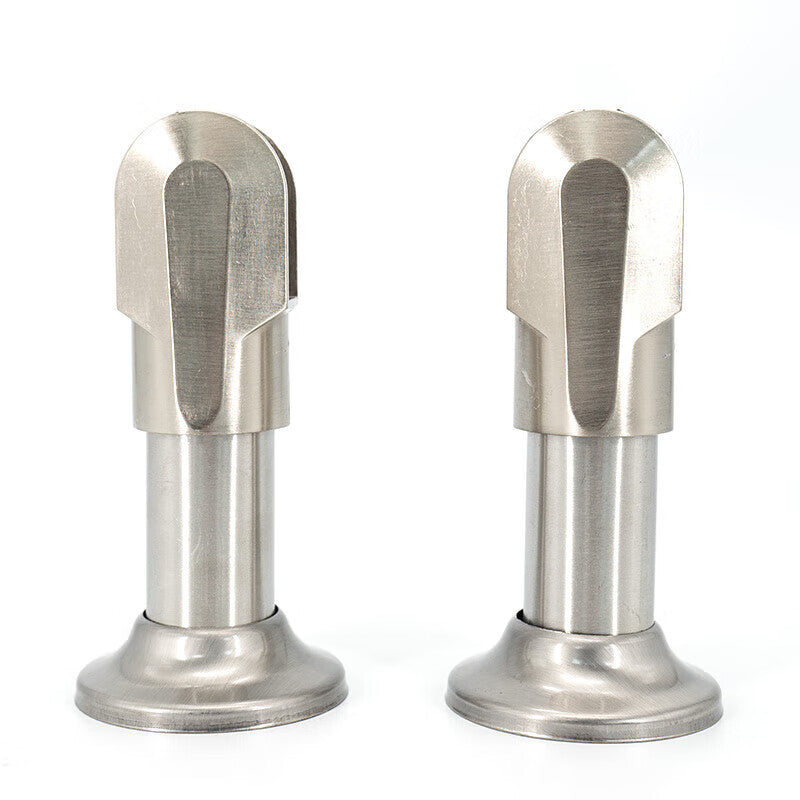 Jingu Lao KCAA-577 Public Toilet Support Legs, Toilet Partition Hardware Accessories, Stainless Steel Bracket Legs, Clamping Plates, 1 piece